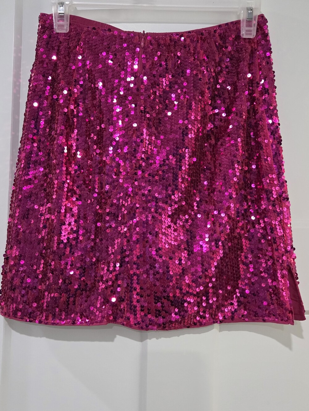 Sequin Mini Skirt - Hot Pink
